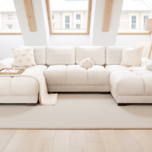 Azzuro Sofa Cream U Shape Corner
