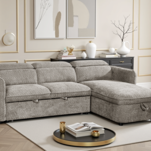 Capri Sofabed Grey Universal Corner